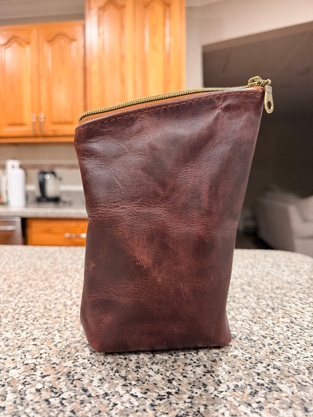 Yerba Mate Bag-Mochila Matera hecho a mano– Cuero Argentino