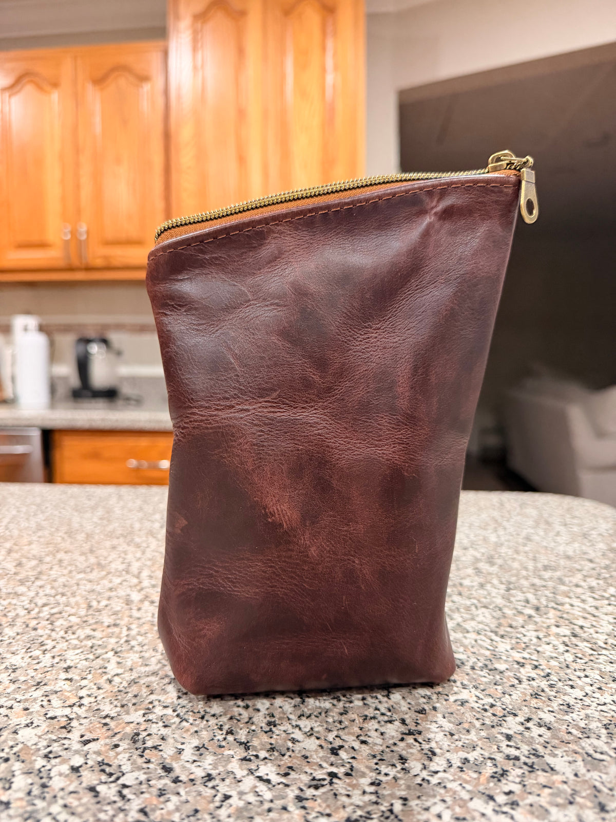 Yerba Mate Bag-Mochila Matera hecho a mano– Cuero Argentino