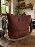 Yerba Mate Bag-Bolso Matero hecho a mano– Cuero Argentino