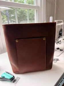 Yerba Mate Bag-Bolso Matero hecho a mano– Cuero Argentino