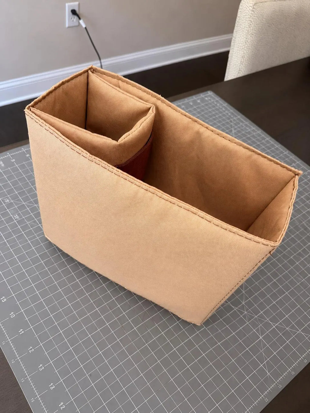 Yerba Mate Bag -Bolso Matero hecho a mano– Cuero Argentino y Lona