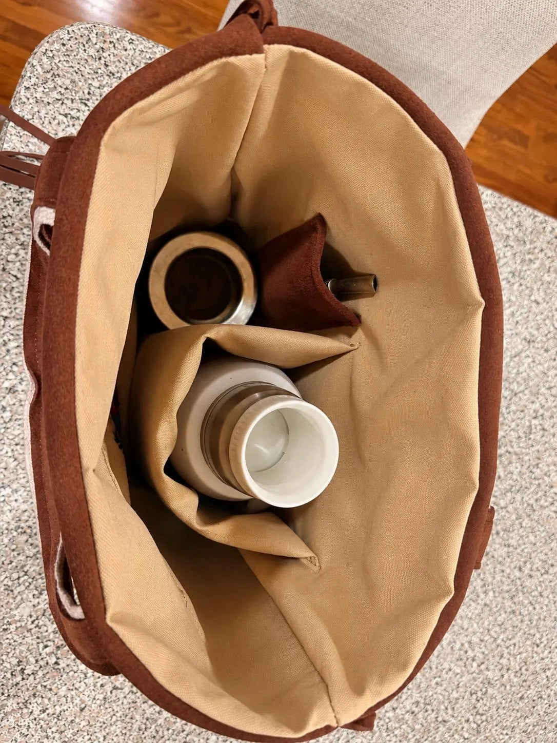 Yerba Mate Bag-Bolso Matero hecho a mano– Cuero Argentino