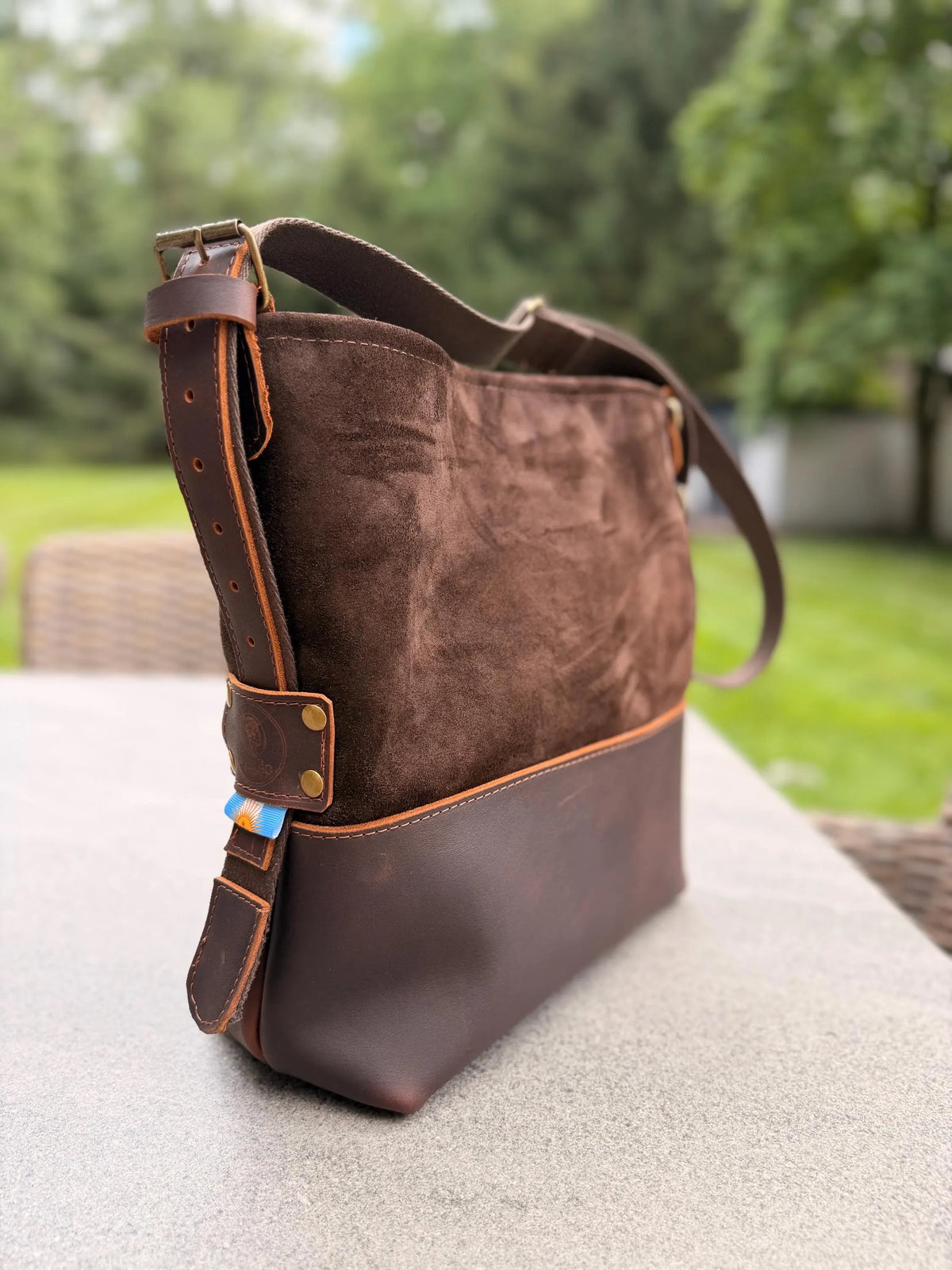 Yerba Mate Bag-Bolso Matero hecho a mano– Cuero Argentino