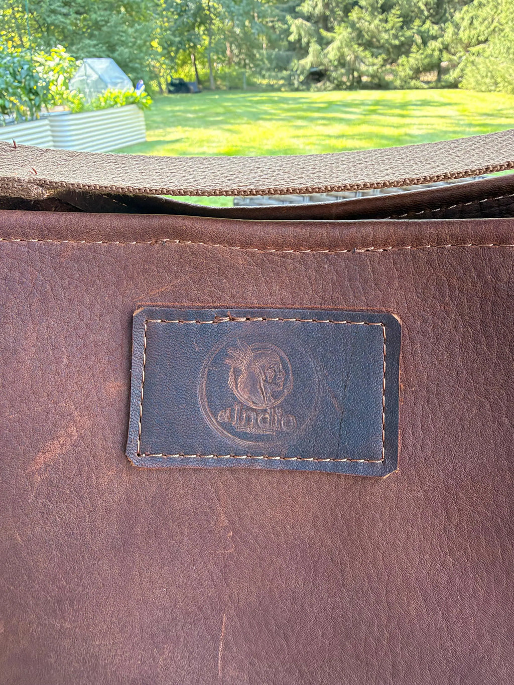 Yerba Mate Bag-Bolso Matero hecho a mano– Cuero Argentino