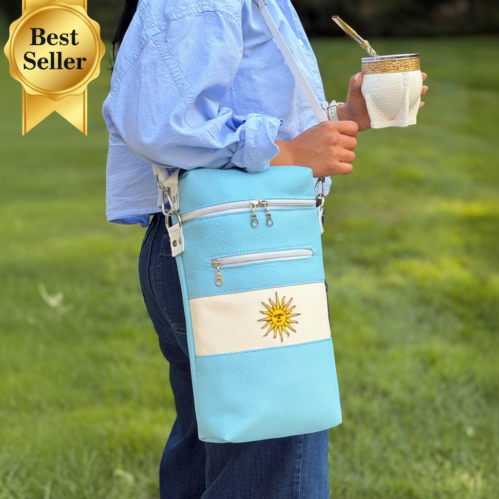 Yerba Mate Bag-Bolso Matero hecho a mano– Cuerina.